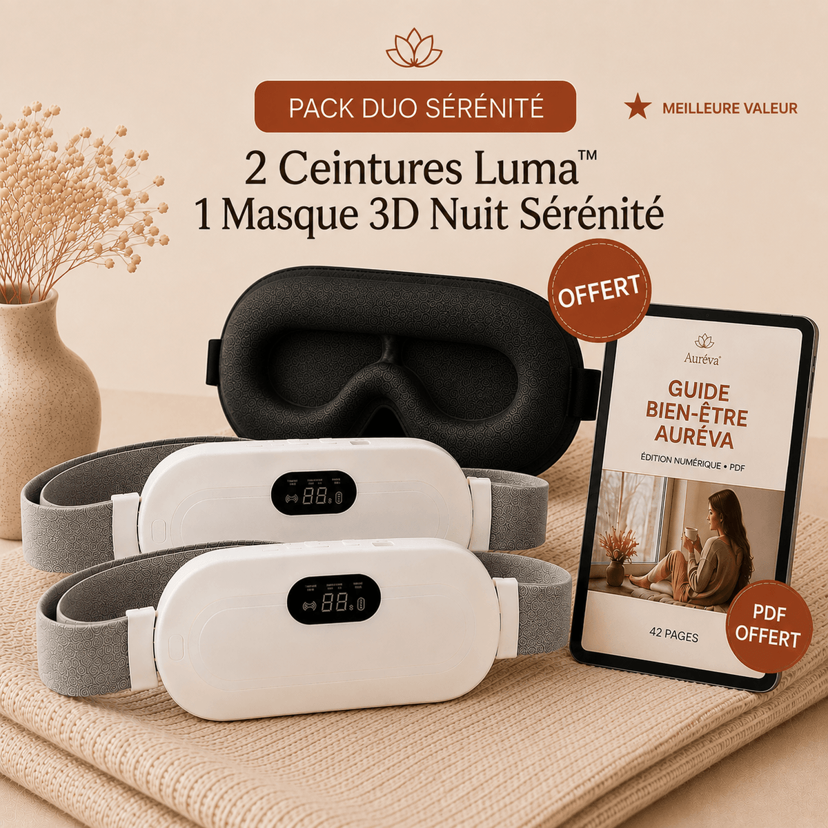 Pack Duo Sérénité — Ceinture Luma