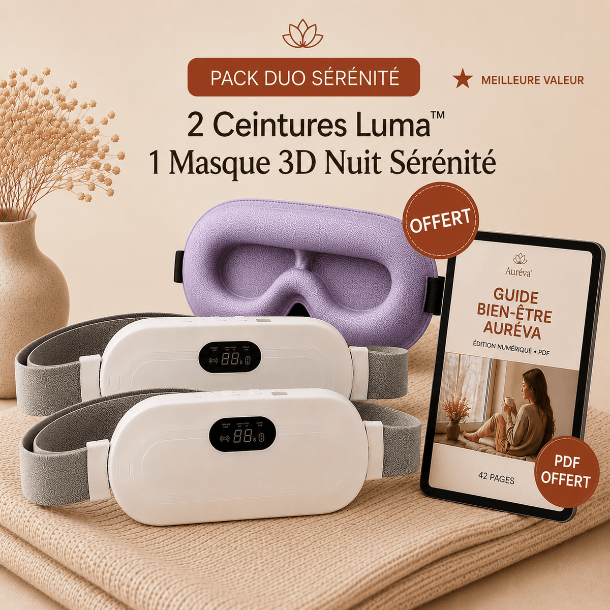 Pack Duo Sérénité — Ceinture Luma